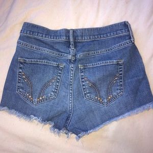hollister high rise shorts